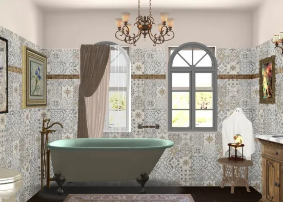 Bathroom 🏰👻 Design Rendering