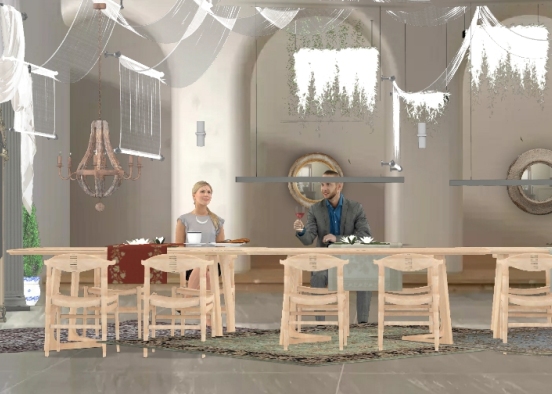 "My persian reception hall" Design Rendering