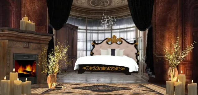 Castle bedroom 