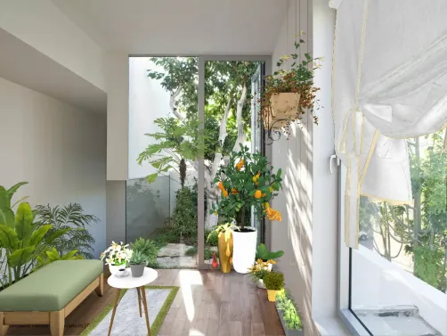 Small cutie outdoor and indoor garden 