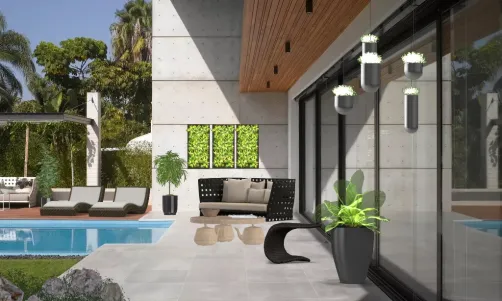 Summer outdoor design 