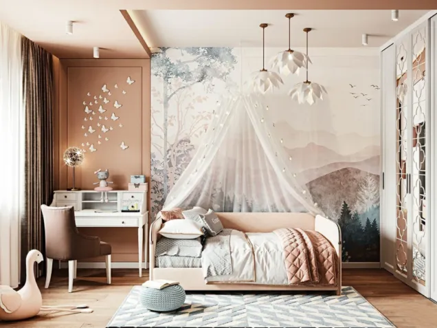 Cozy Pink Bedroom