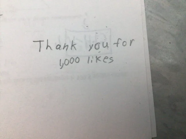 thank you for l,000 likes 👍 
