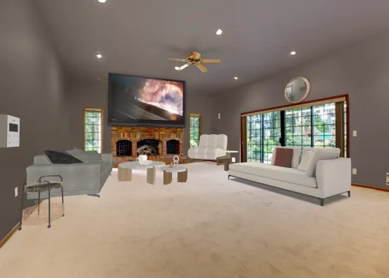 brody living room Design Rendering