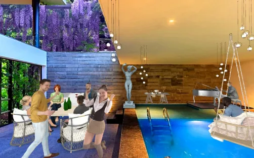 Pool caffee