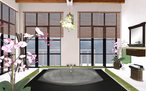 Biophilic home BATHROOM