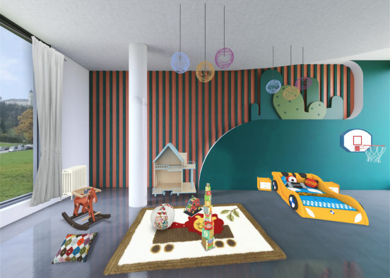 the quity bedroom for the boys! I lovely quity ´it Design Rendering