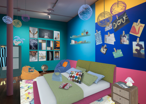 pops of color Design Rendering