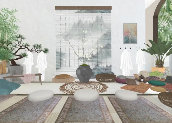 # Yoga Studio…by Kymphotog  Renderização de Design
