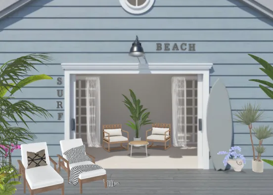 Beach house  Design Rendering