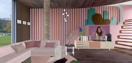 Pink cafe