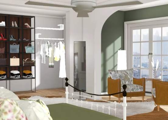 2000's dream bedroom Design Rendering