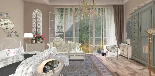 Shabby bed room