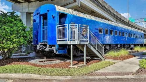 Train carriage home