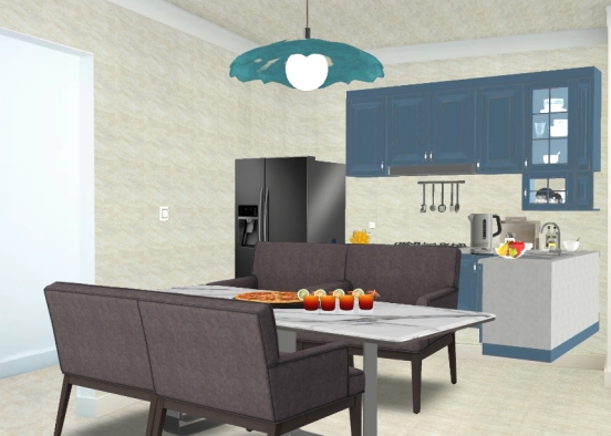 My new kitchen new and beautiful  Design Rendering