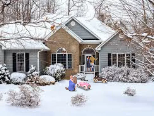 Snow day home 