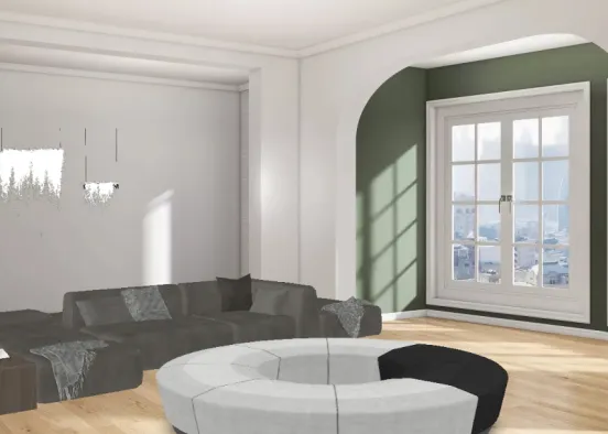 sofa laung Design Rendering