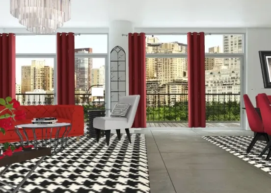 Manhattan loft Design Rendering