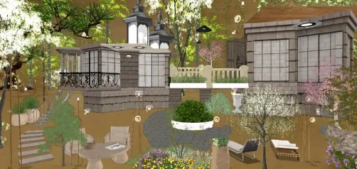 Catherine's House Exterior Design Number Eleven:  Cathy's Mansion. 