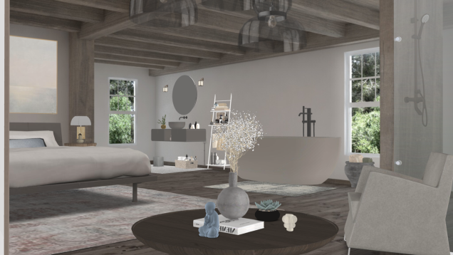 Bedroom suite design for the purpose of wellness