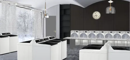 Laundromat  in woods for retreat by glori