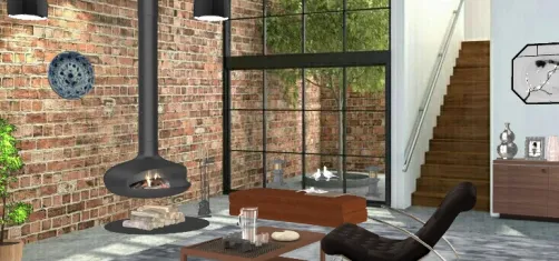 A house in the woods.