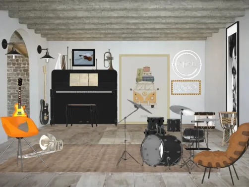 Musicians room