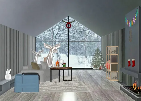 It's a christmas [living] room. 🎅 Design Rendering