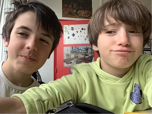Moi et Sacha