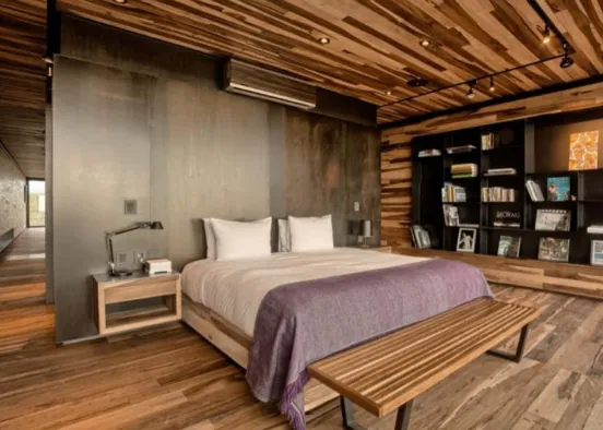 # Poets Bedroom Renderização de Design
