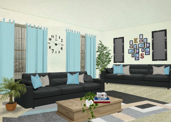 Keeonya's Living space Design Rendering