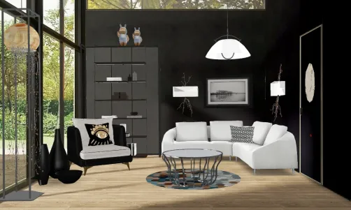Black Living room