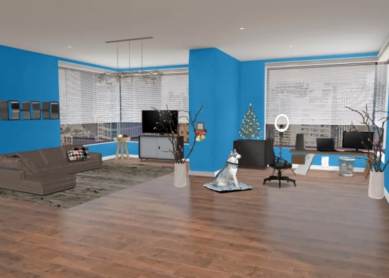 Office and Livingstone room Design Rendering