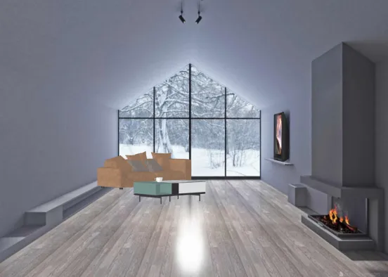 nice 😊 peaceful living room  Design Rendering