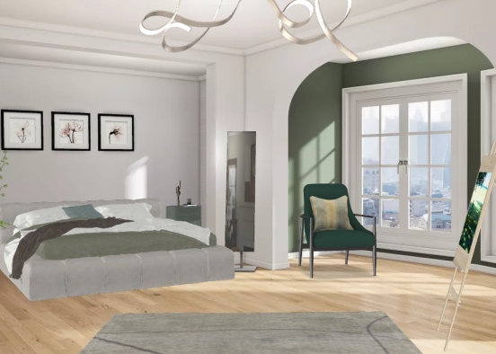 Bedroom design  Design Rendering