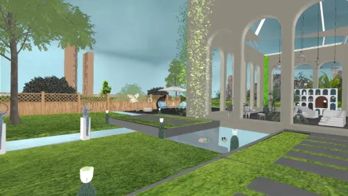 Cristallo e giardini pensili💎🌿