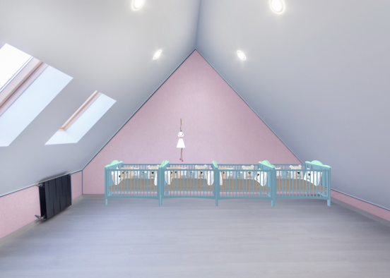 chambre baby ophtalmologie Design Rendering