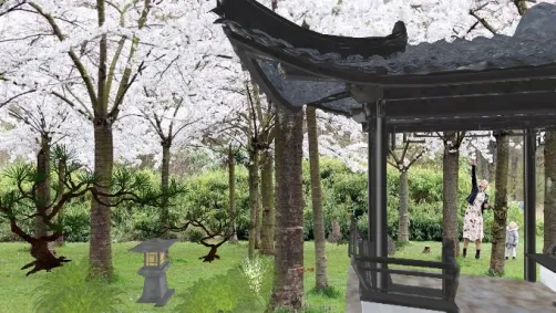 Lost Japanese garden