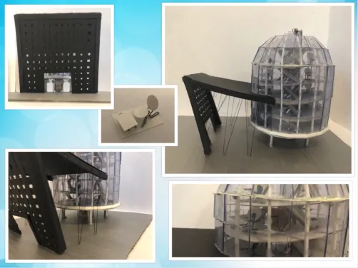 Modell: moderne Architektur