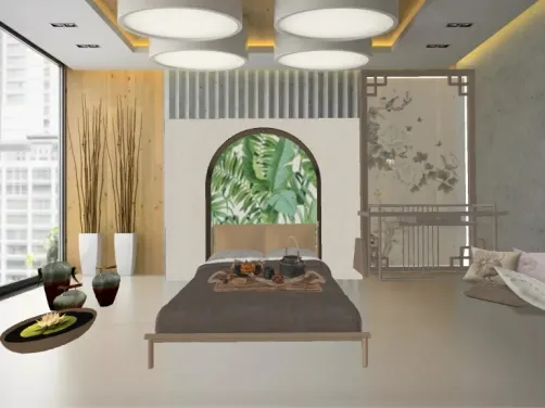 Japandi  bedroom sneza