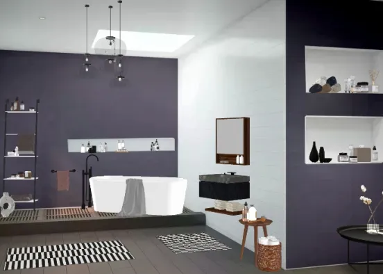Salle de bain 1 Design Rendering