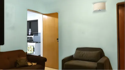 sala íntima verde