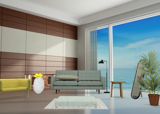 Relaxing living room Design Rendering