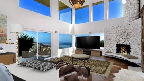 Weekend house bedroom