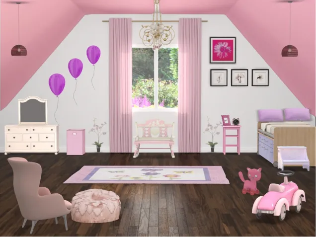 sweet little girls room #RichKidsRoom