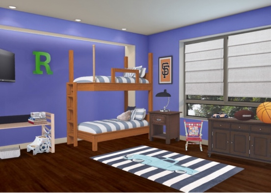 Ryan’s room Design Rendering