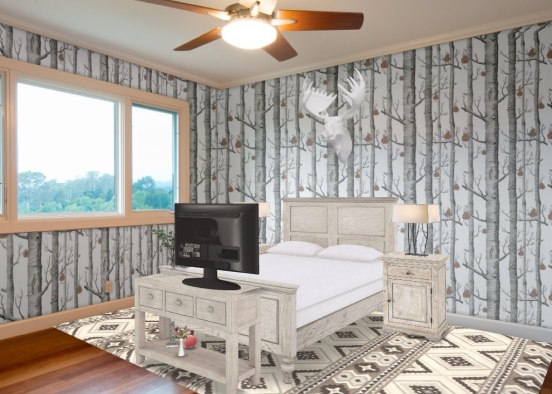 woodsy master suite Design Rendering