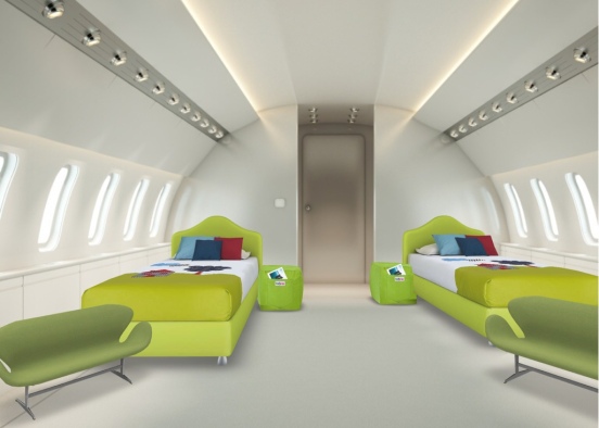 Plane room #2 Design Rendering
