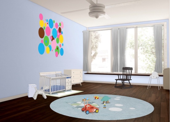 The baby room Design Rendering