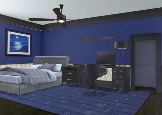 BOy bedroom Design Rendering